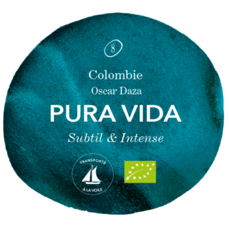 Capsule Pura Vida transportée à la voile depuis la Colombie